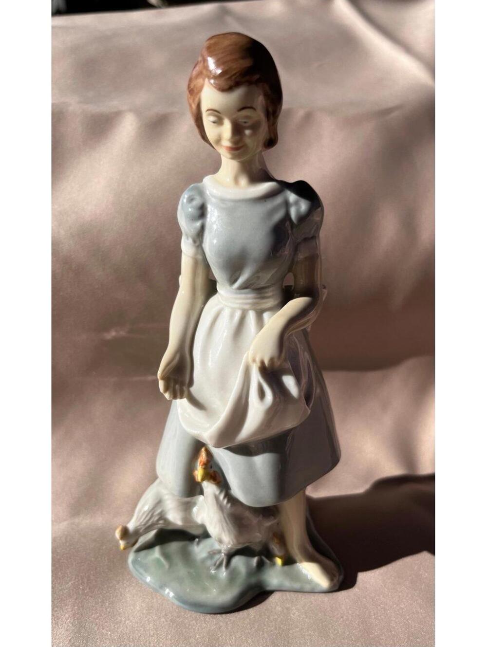 Rare The Star Of The Country Down Irish Porcelain Maiden figurine William Harper